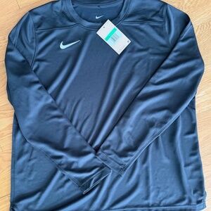 Nike Women's XL Long Sleeve Training Top Dark Grey